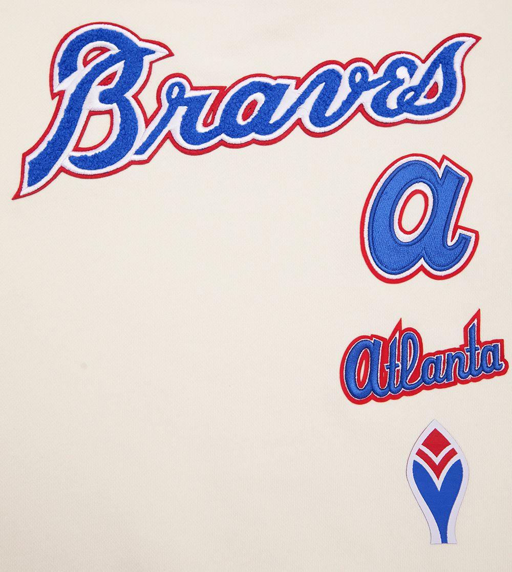 Pro Standard Women's Atlanta Braves Retro Fleece Crew Neck Sweatshirt product image