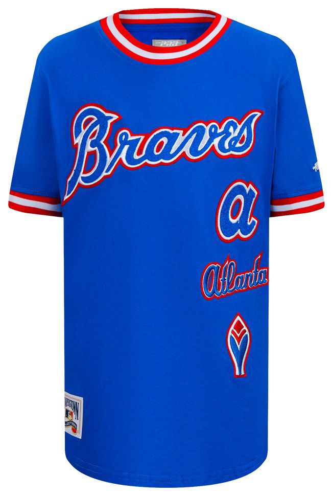 Pro Standard Boys' Atlanta Braves Royal Classic Retro T-Shirt product image