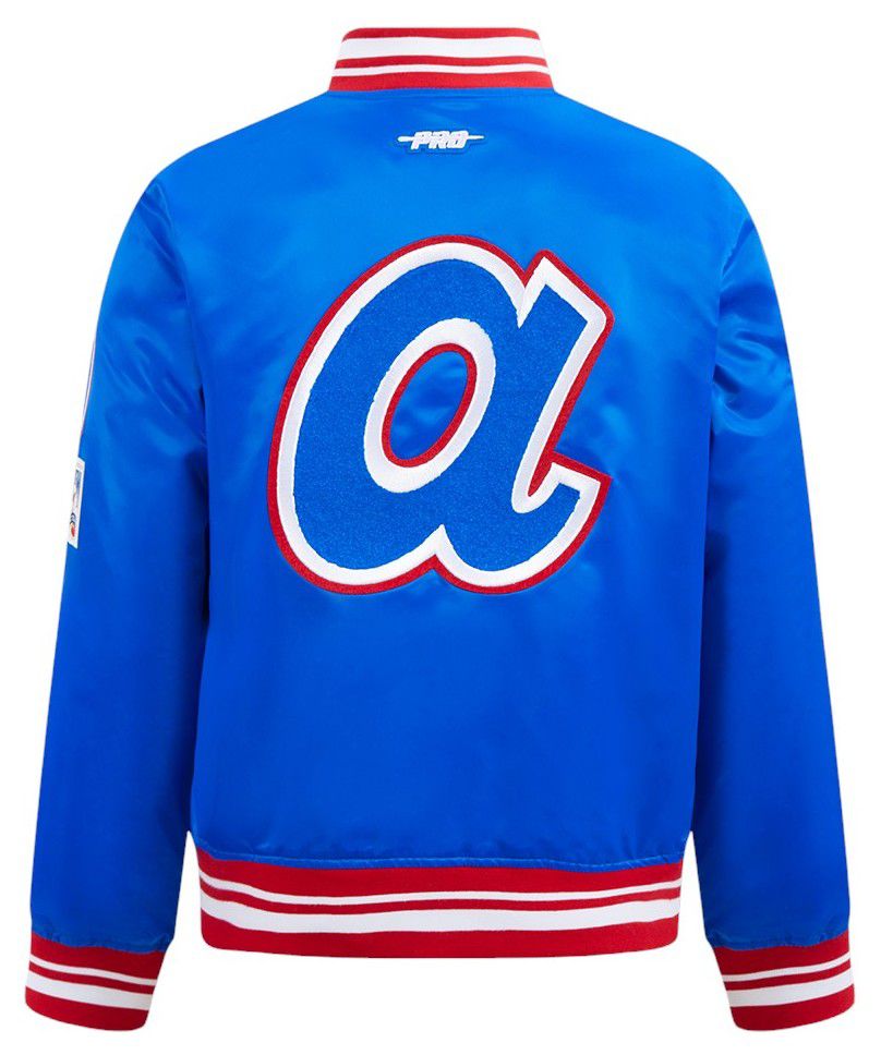 Pro Standard Boys' Atlanta Braves Royal Classic Satin Jacket product image