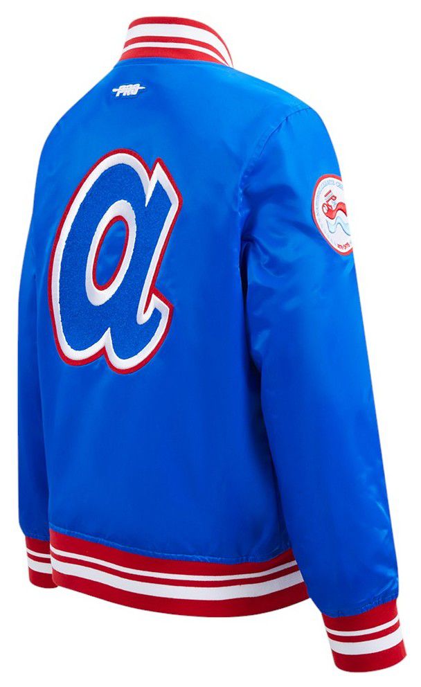 Pro Standard Boys' Atlanta Braves Royal Classic Satin Jacket product image