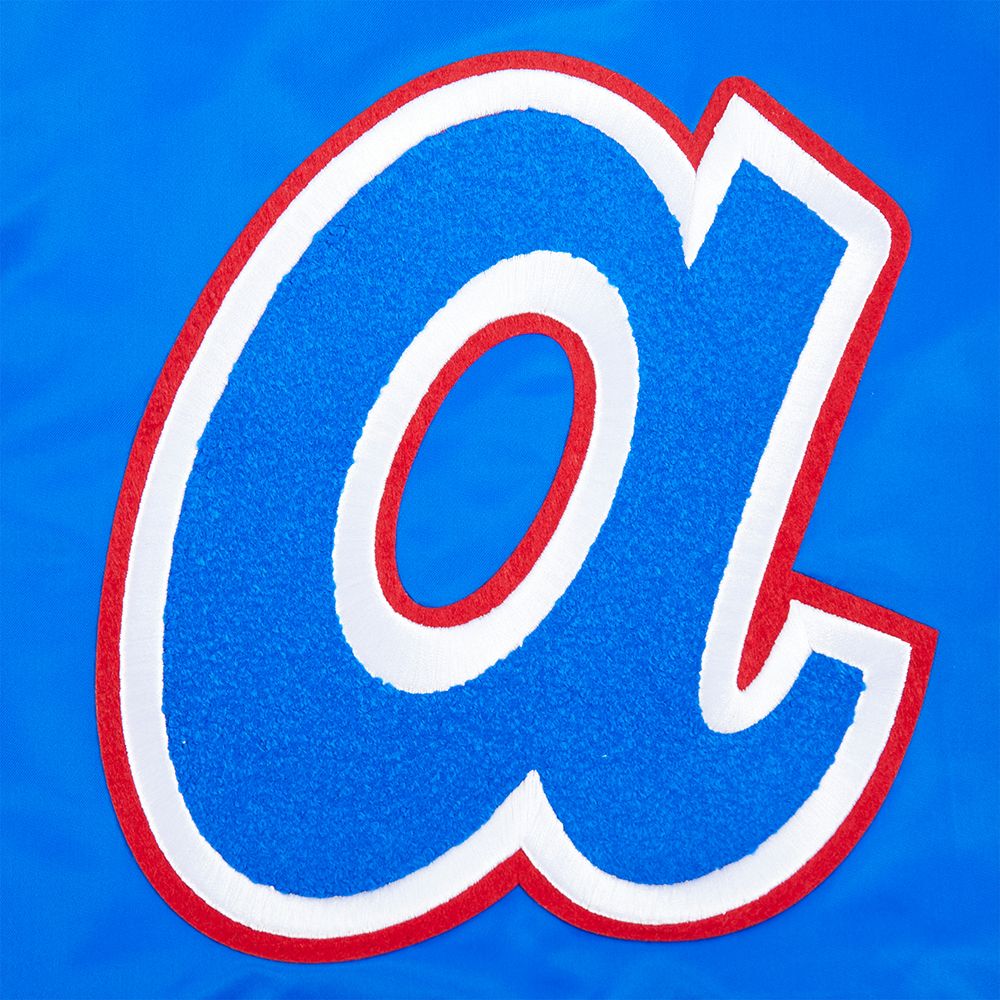 Pro Standard Boys' Atlanta Braves Royal Classic Satin Jacket product image