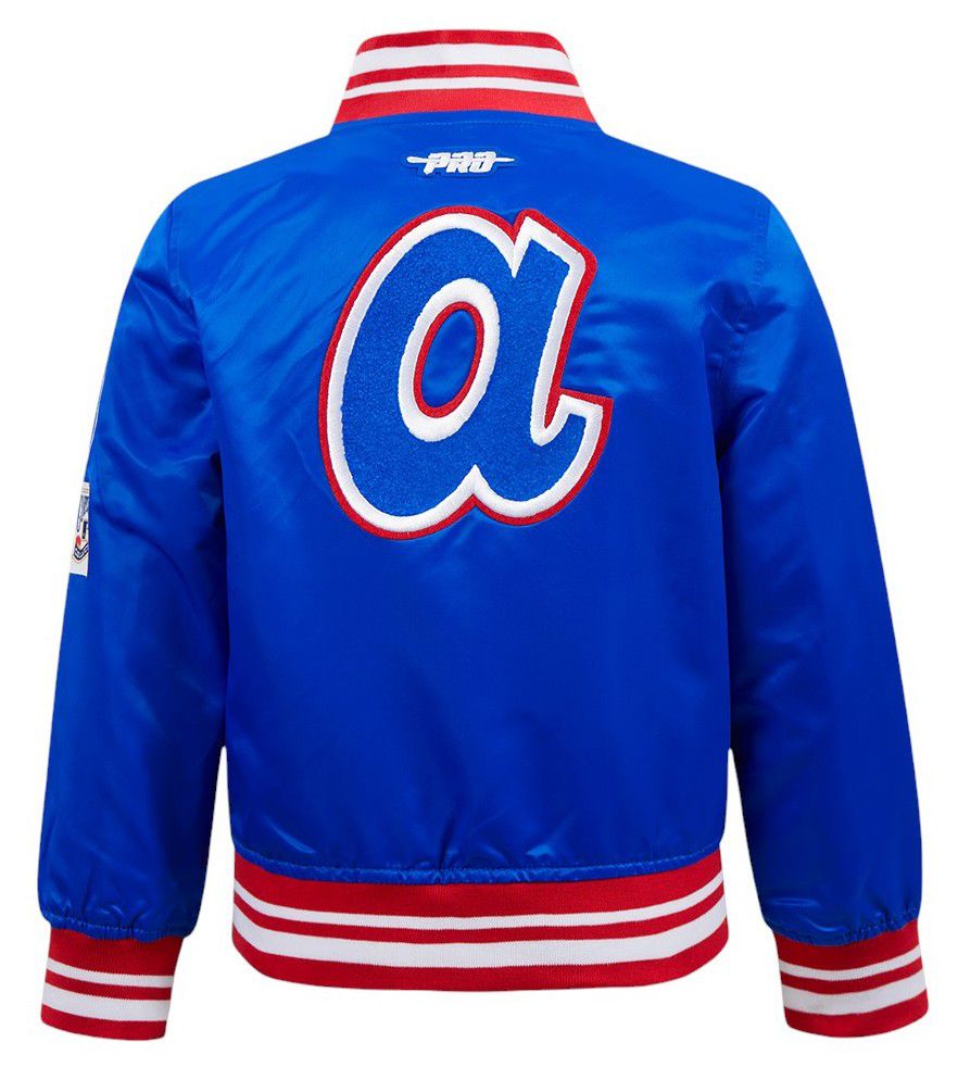 Pro Standard Toddler Atlanta Braves Royal Classic Satin Jacket product image