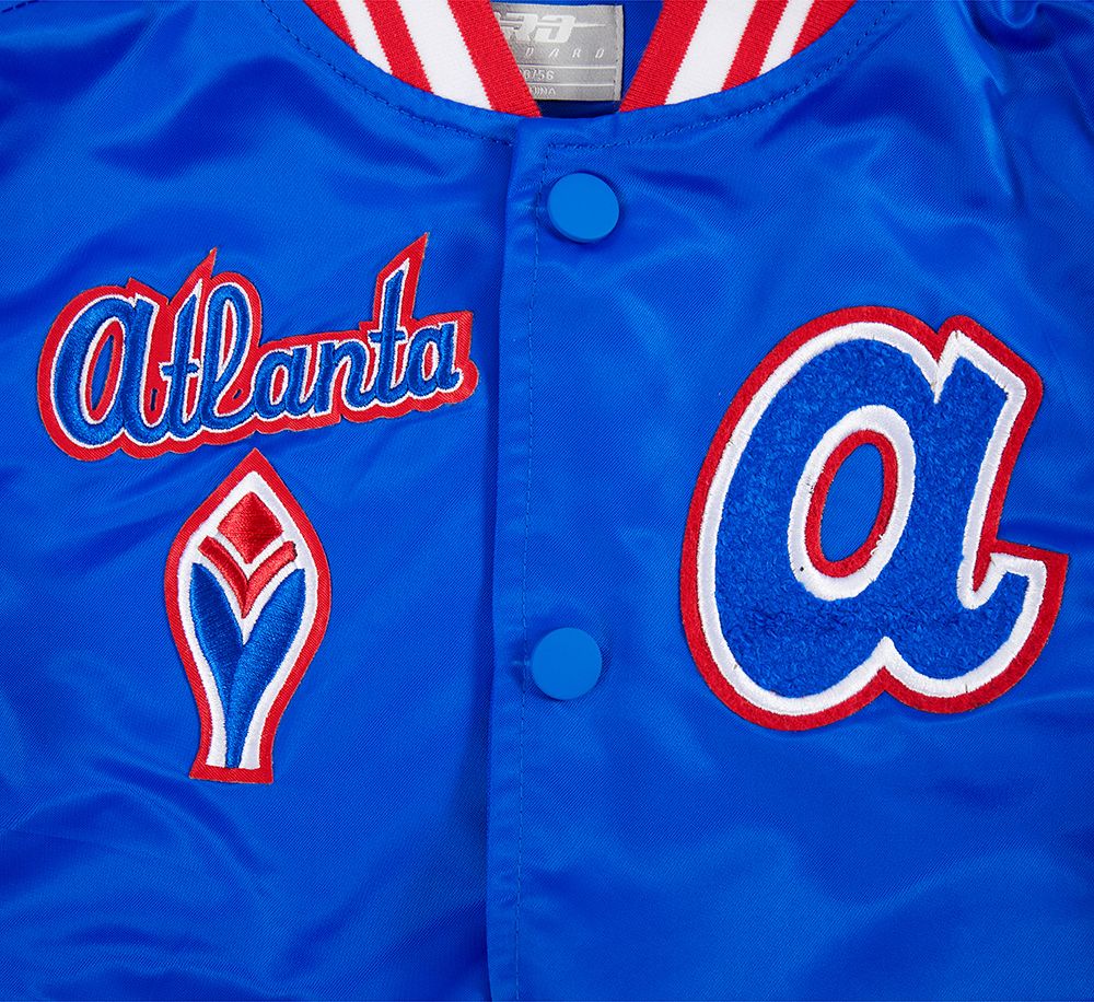Pro Standard Toddler Atlanta Braves Royal Classic Satin Jacket product image