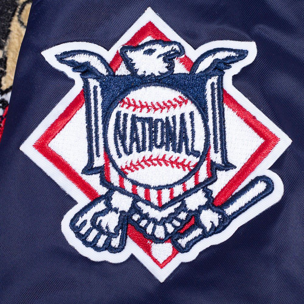 Pro Standard Toddler Atlanta Braves Navy Satin Jacket product image