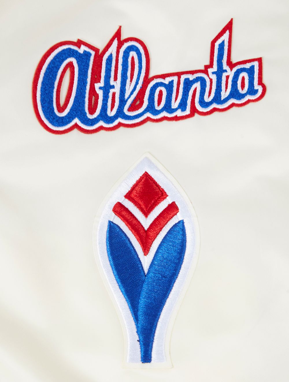 Pro Standard Women's Atlanta Braves Cream Classic Varsity Jacket product image