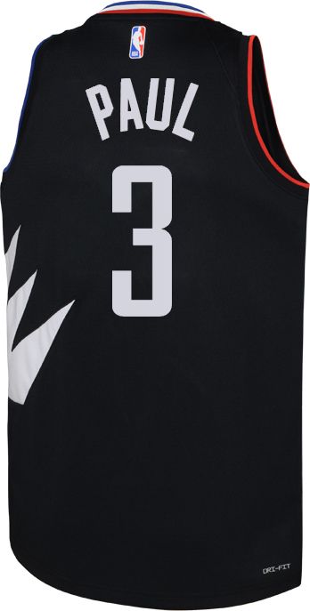 Jordan Youth Los Angeles Clippers Chris Paul #3 Black Swingman Statement Jersey product image