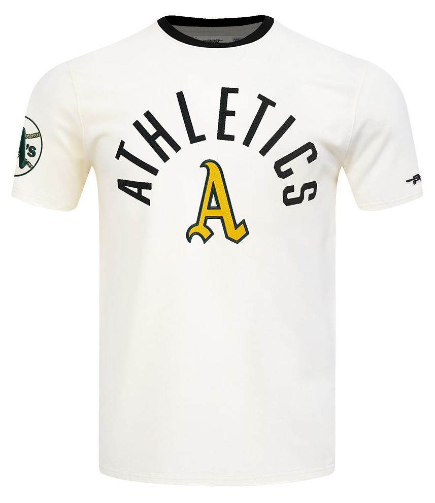 Pro Standard Men's Athletics Cream Modern Originals T-Shirt product image