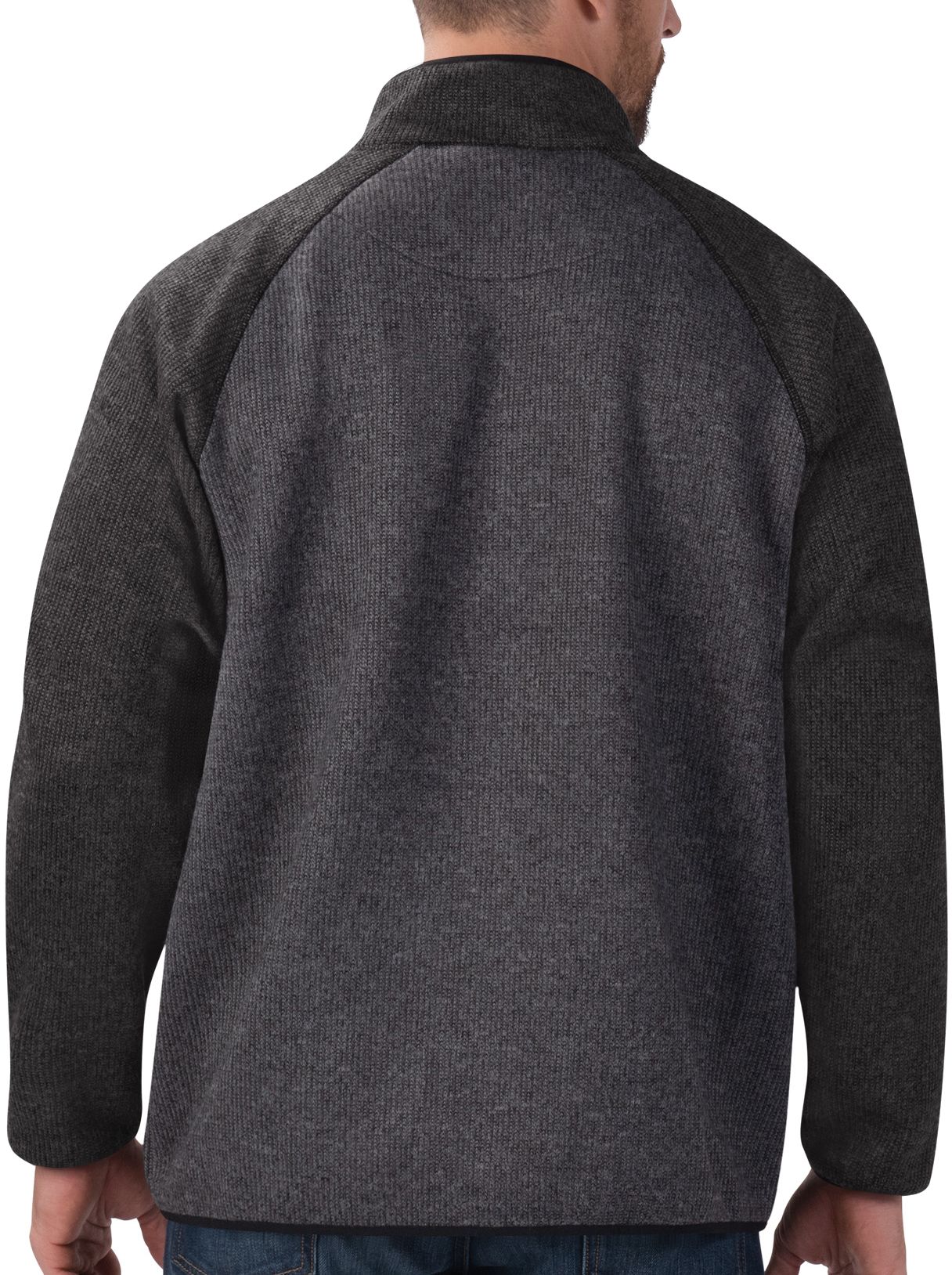 G-III Men's Carolina Panthers Switchback Full-Zip Charcoal Jacket product image