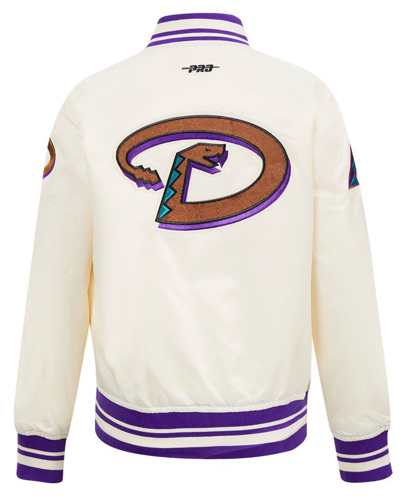 Pro Standard Youth Arizona Diamondbacks Cream Classic Satin Jacket product image