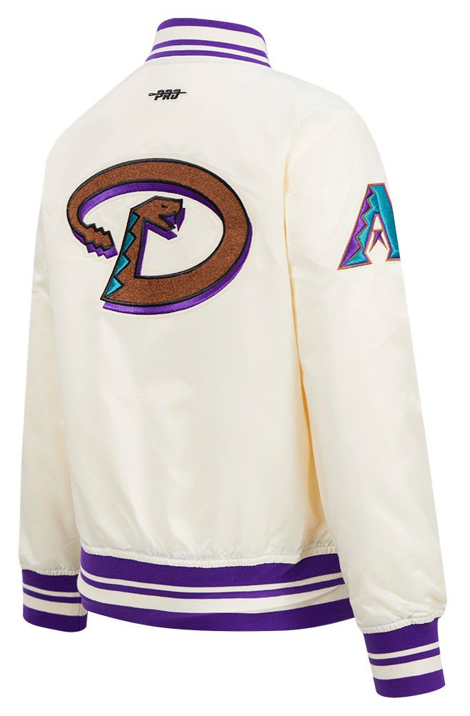 Pro Standard Youth Arizona Diamondbacks Cream Classic Satin Jacket product image
