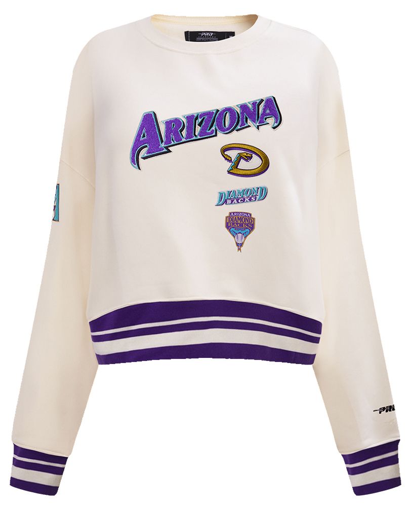 Pro Standard Women's Arizona Diamondbacks Retro Fleece Crew Neck Sweatshirt product image