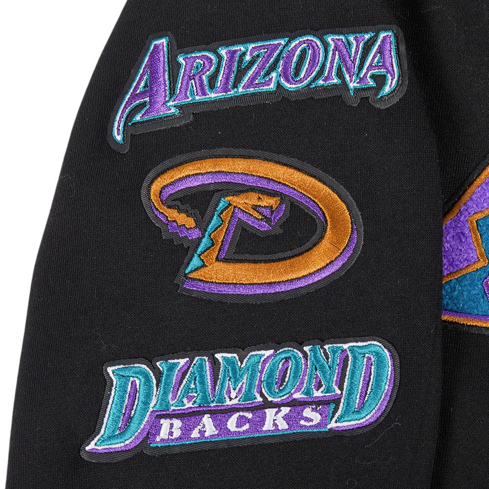 Pro Standard Boys' Arizona Diamondbacks Black Classic Fleece Pullover Hoodie product image