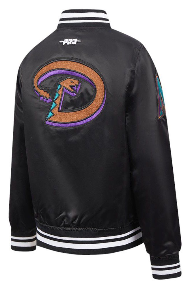 Pro Standard Boys' Arizona Diamondbacks Black Classic Satin Jacket product image