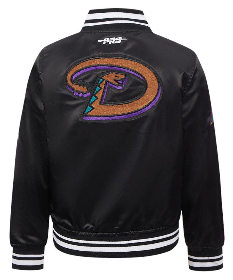 Pro Standard Toddler Arizona Diamondbacks Black Classic Satin Jacket product image