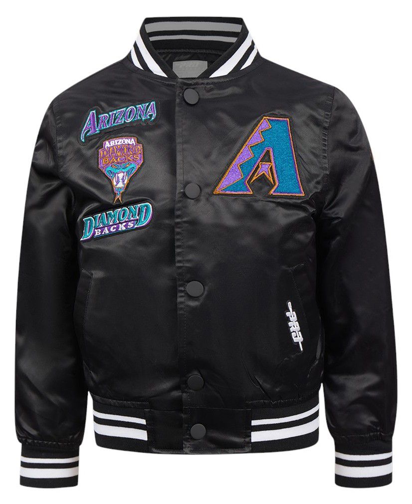 Pro Standard Toddler Arizona Diamondbacks Black Classic Satin Jacket product image