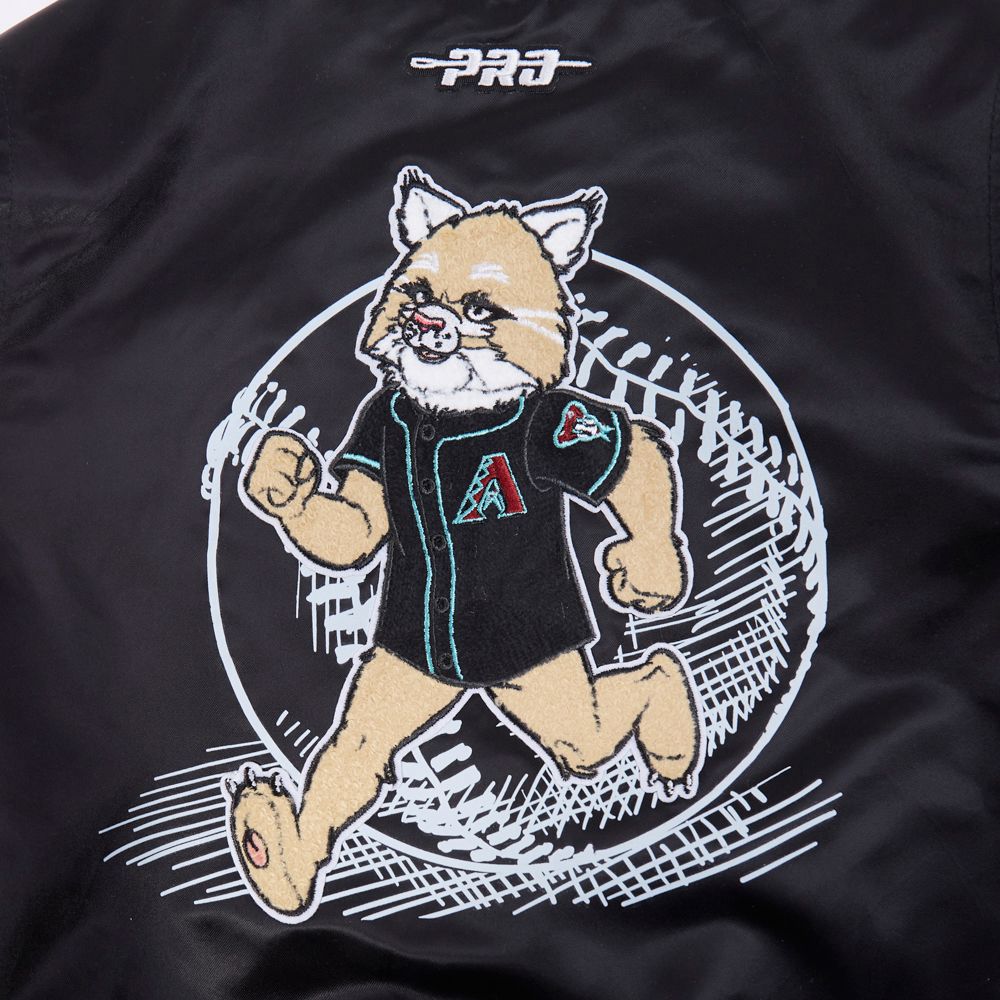 Pro Standard Toddler Arizona Diamondbacks Black Satin Jacket product image