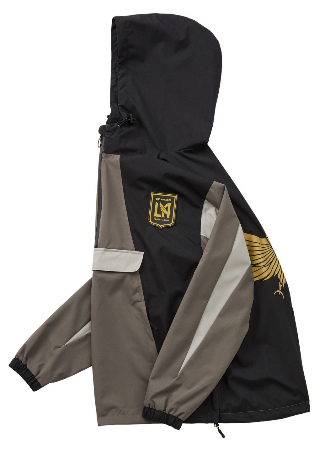 Live Breathe Futbol Men's Los Angeles FC 2-Hit Multicolor Anorak Jacket product image