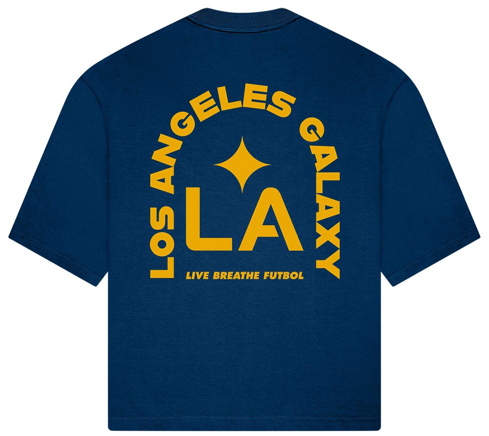 Live Breathe Futbol Adult Los Angeles Galaxy Navy 2026 Tunnel Home T-Shirt product image