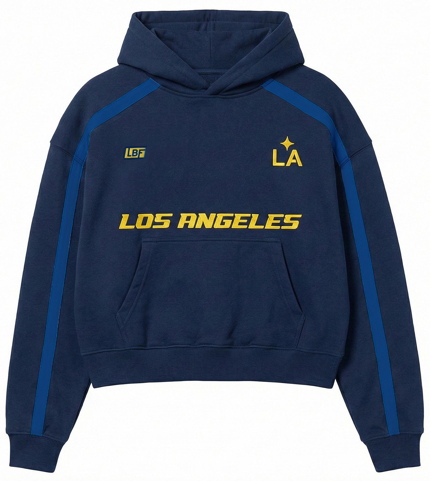 Live Breathe Futbol Adult Los Angeles Galaxy Navy 2026 Home Rossi Fleece Pullover Hoodie product image