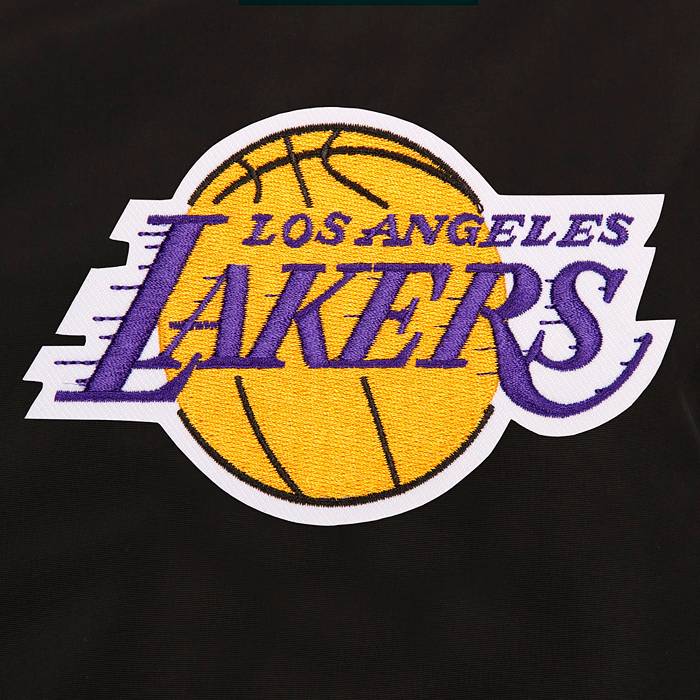 JH Design Men's Los Angeles Lakers Black Bomber Jacket