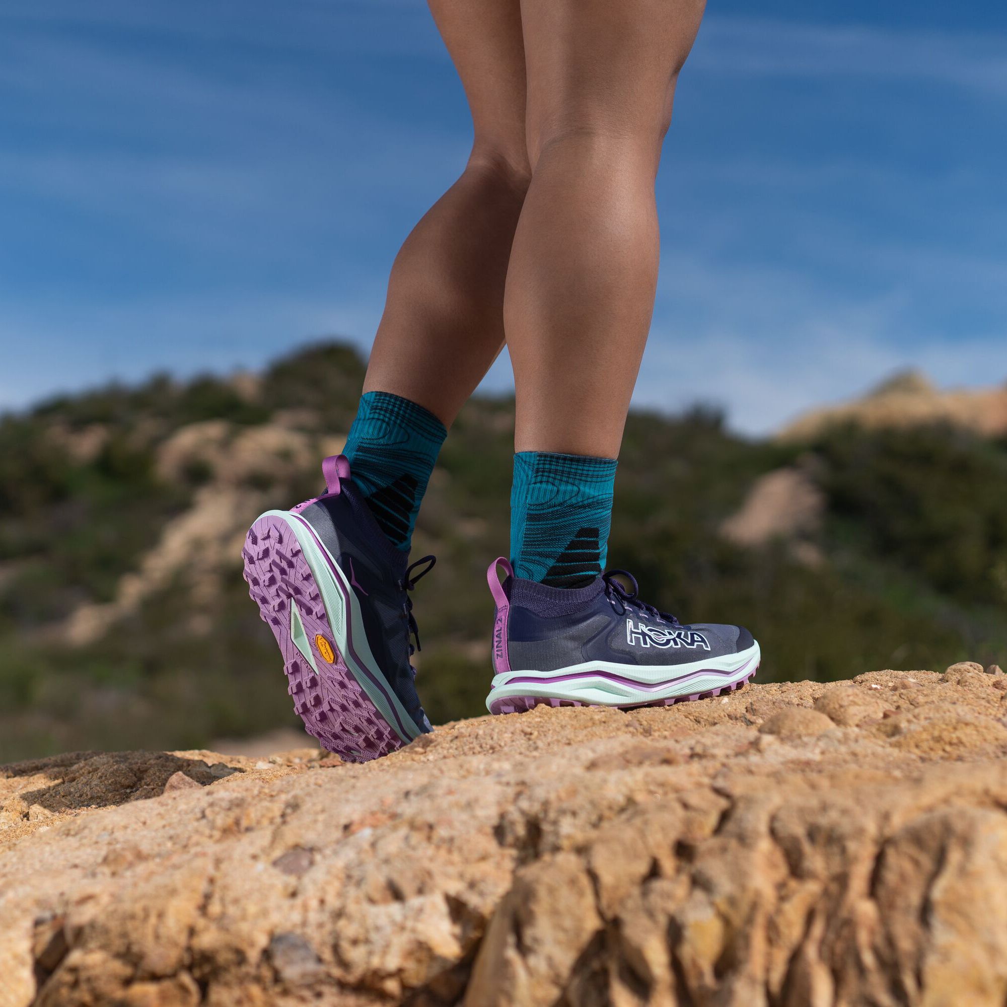 HOKA Women's Zinal 2 Trail Running Shoes product image