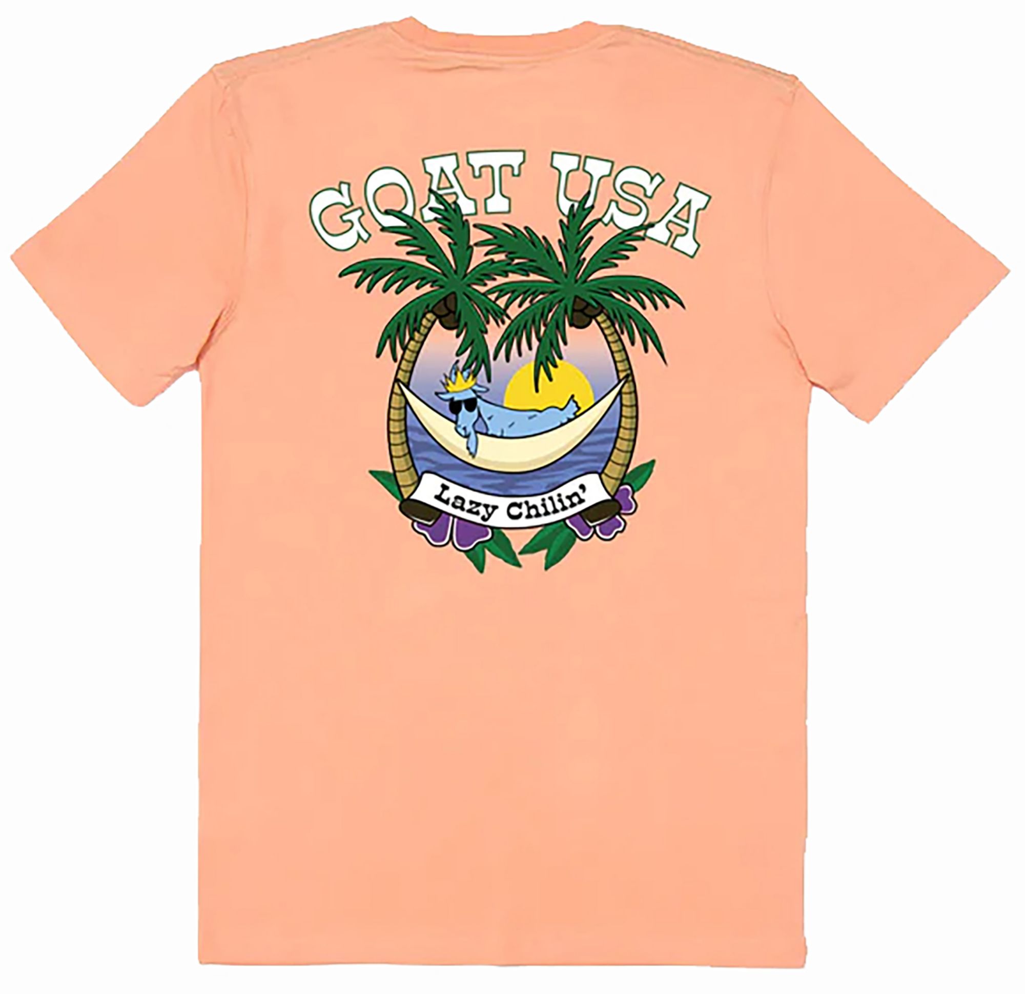 GOAT USA Adult Lazy Chillin' T-Shirt product image