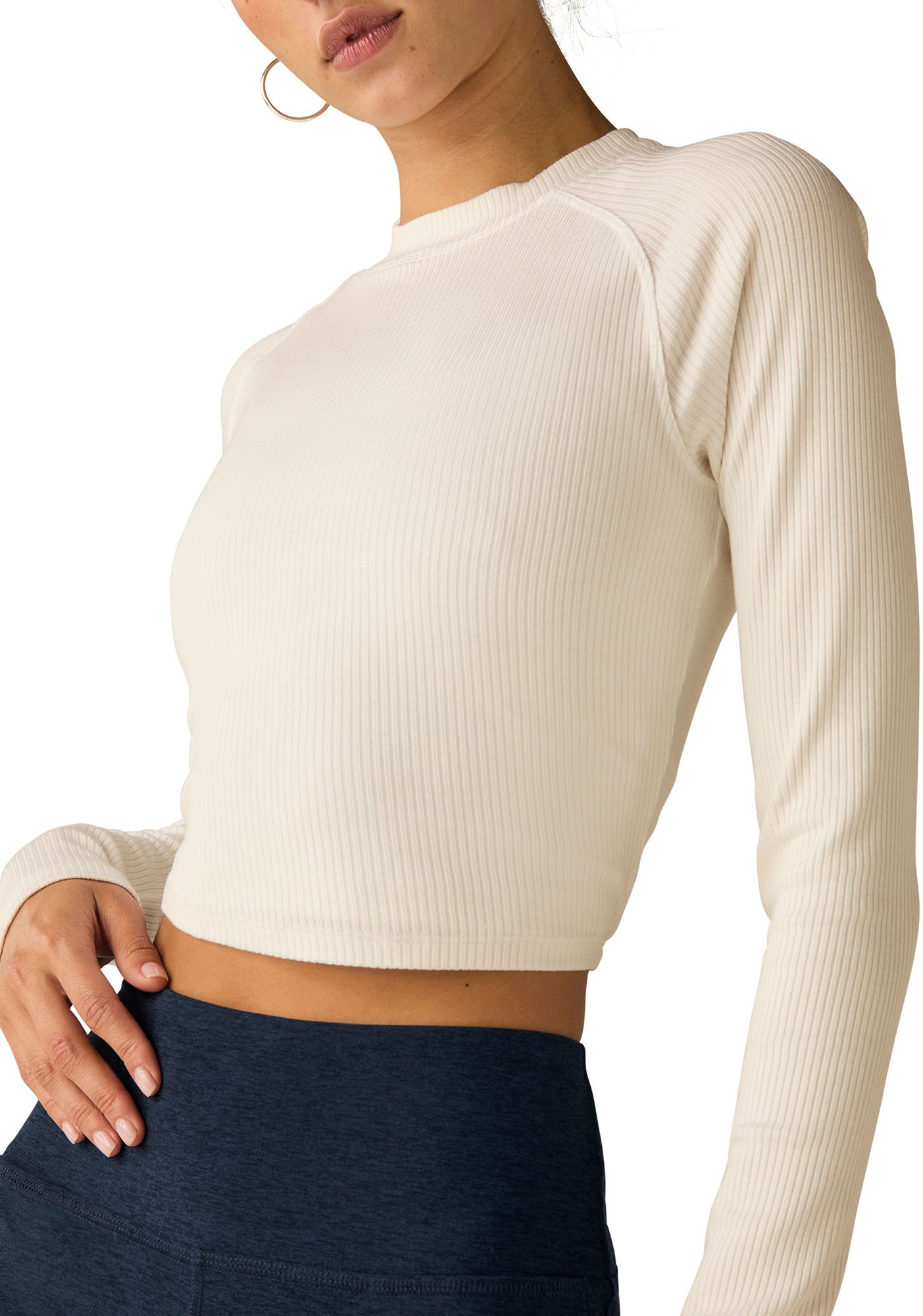 Beyond Yoga Women's Contours Mock Neck Cropped Shirt product image