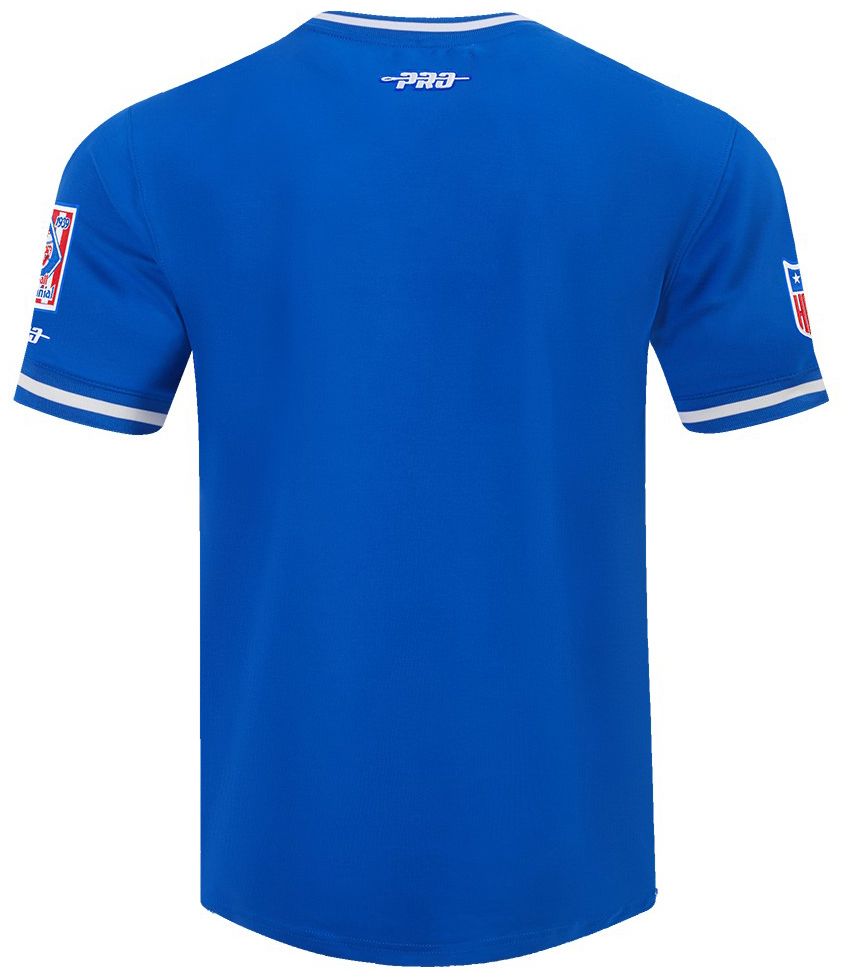 Pro Standard Men's Los Angeles Dodgers Blue Retro Classic Double Knit T-Shirt product image