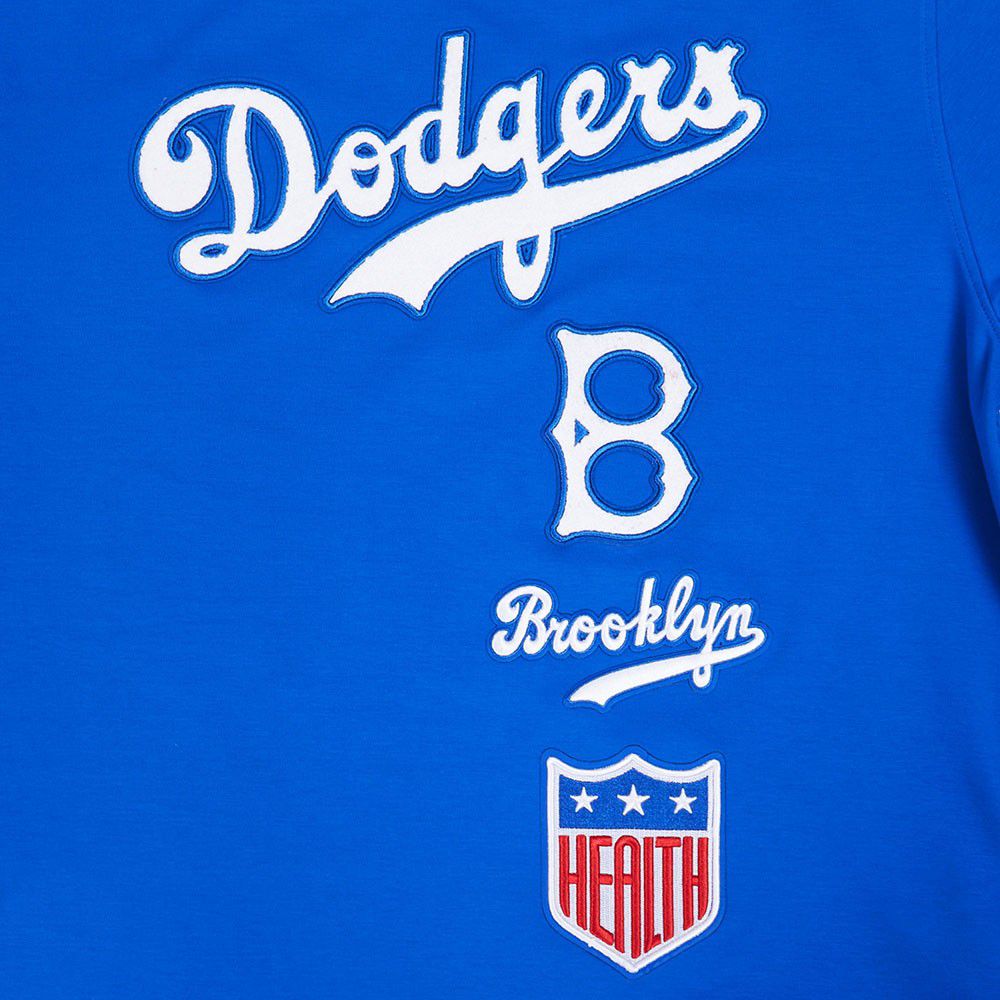 Pro Standard Men's Los Angeles Dodgers Blue Retro Classic Double Knit T-Shirt product image
