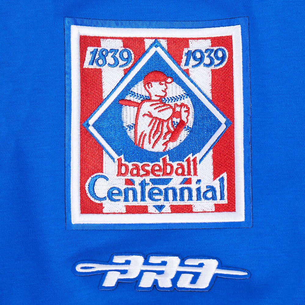 Pro Standard Men's Los Angeles Dodgers Blue Retro Classic Double Knit T-Shirt product image