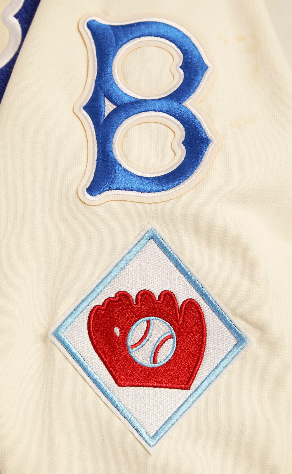 Pro Standard Men's Brooklyn Dodgers Cream Classic Retro Pullover Hoodie product image