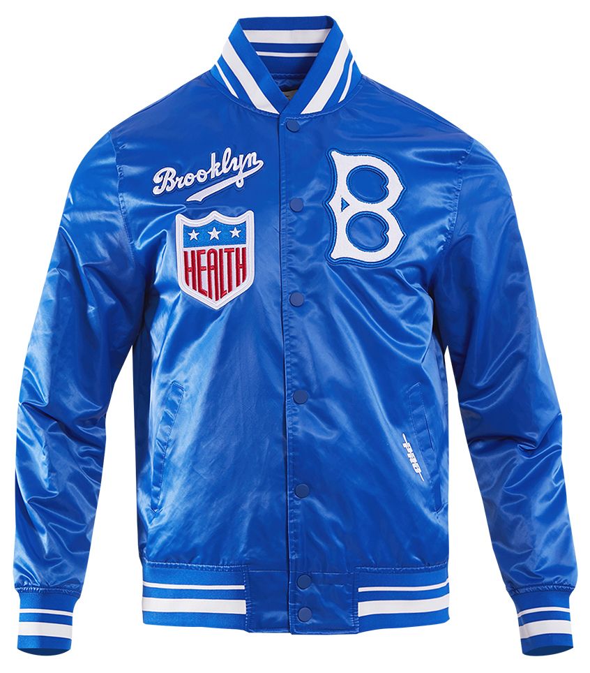 Pro Standard Men's Brooklyn Dodgers Retro Rib Satin Jacket product image