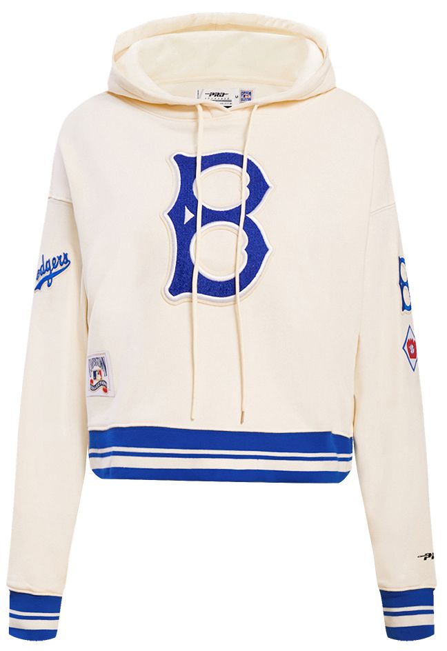 Pro Standard Women's Brooklyn Dodgers Retro Cropped Hoodie product image