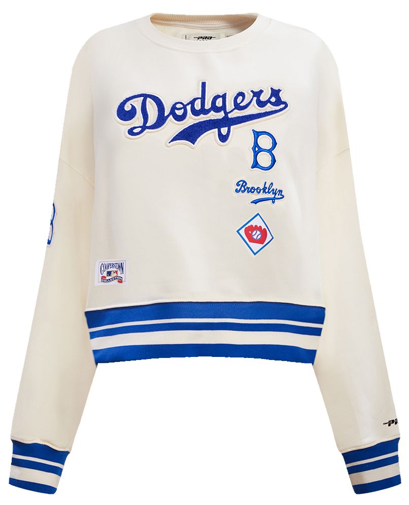 Pro Standard Women's Brooklyn Dodgers Retro Fleece Crew Neck Sweatshirt product image