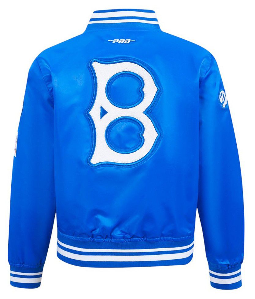 Pro Standard Boys' Brooklyn Dodgers Royal Classic Satin Jacket product image