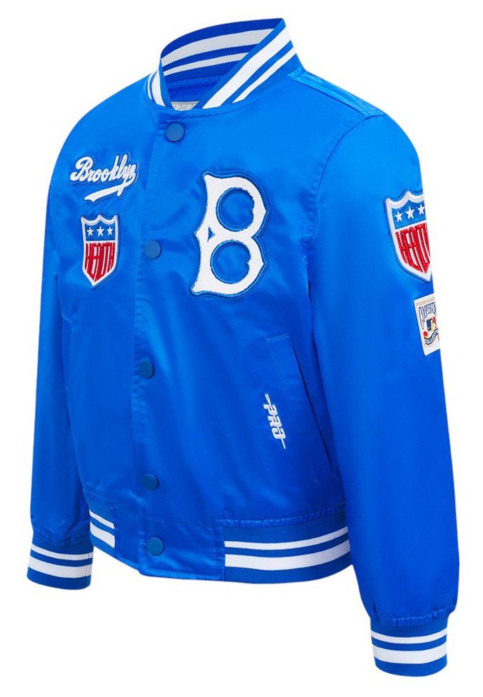 Pro Standard Boys' Brooklyn Dodgers Royal Classic Satin Jacket product image