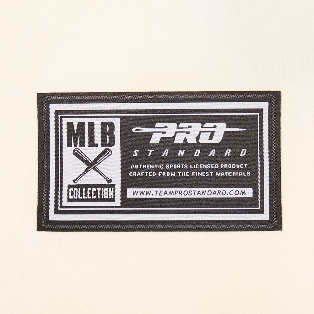 Pro Standard Men's Baltimore Orioles Cream Rebel Athletics Stacked Logo Short Sleeve T-Shirt product image