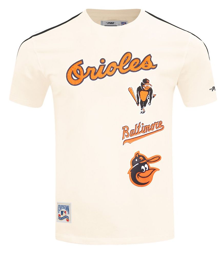 Pro Standard Men's Baltimore Orioles Cream Retro Classic T-Shirt product image