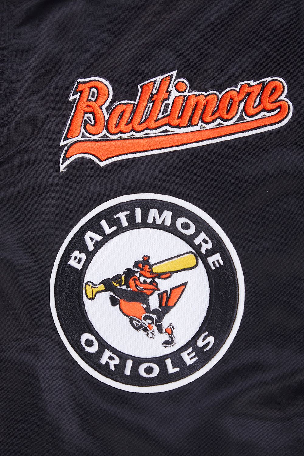 Pro Standard Men's Baltimore Orioles Retro Rib Satin Jacket product image