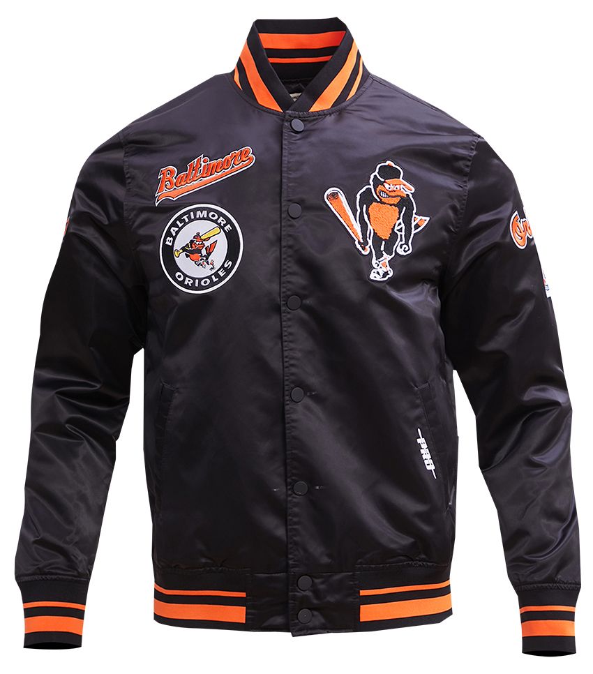 Pro Standard Men's Baltimore Orioles Retro Rib Satin Jacket product image