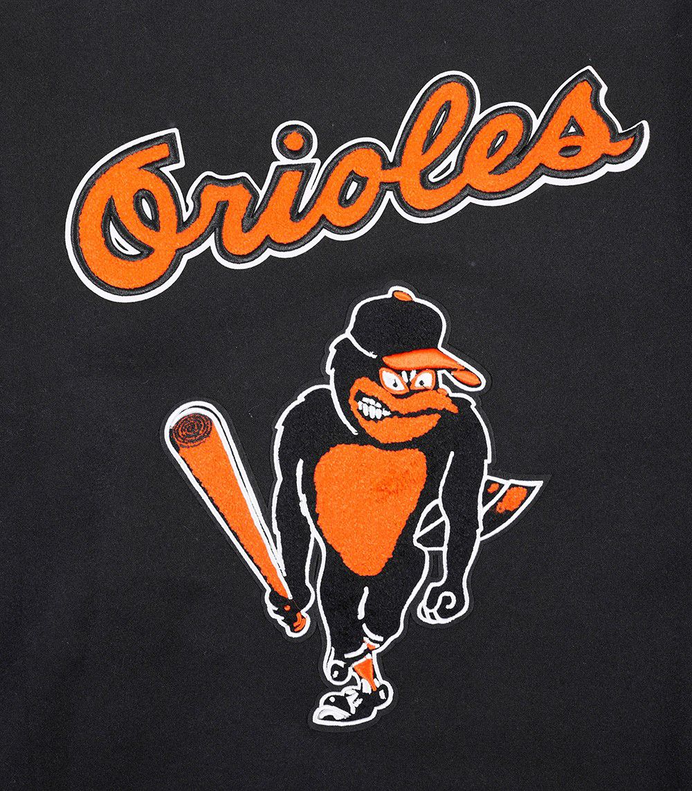 Pro Standard Men's Baltimore Orioles Black Retro Classic Jacket product image