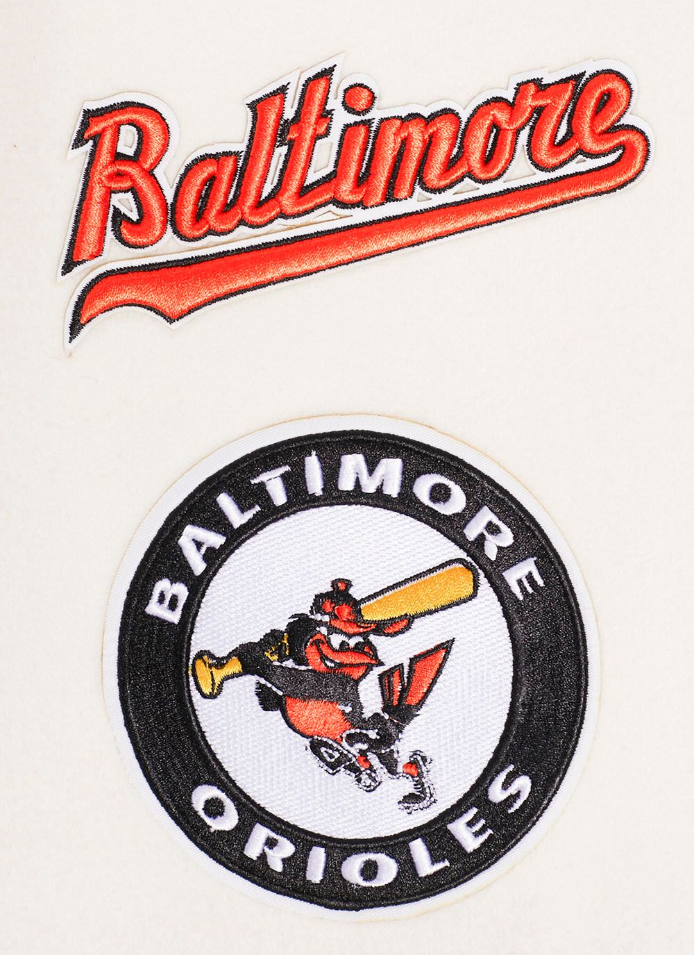 Pro Standard Men's Baltimore Orioles Wool Varsity Jacket product image