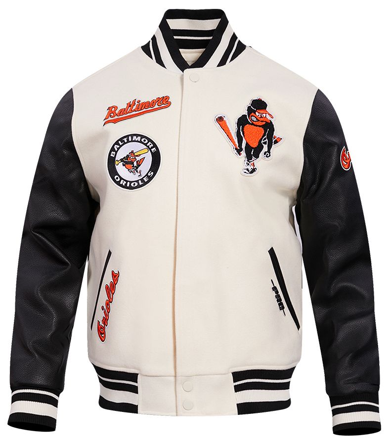 Pro Standard Men's Baltimore Orioles Wool Varsity Jacket product image