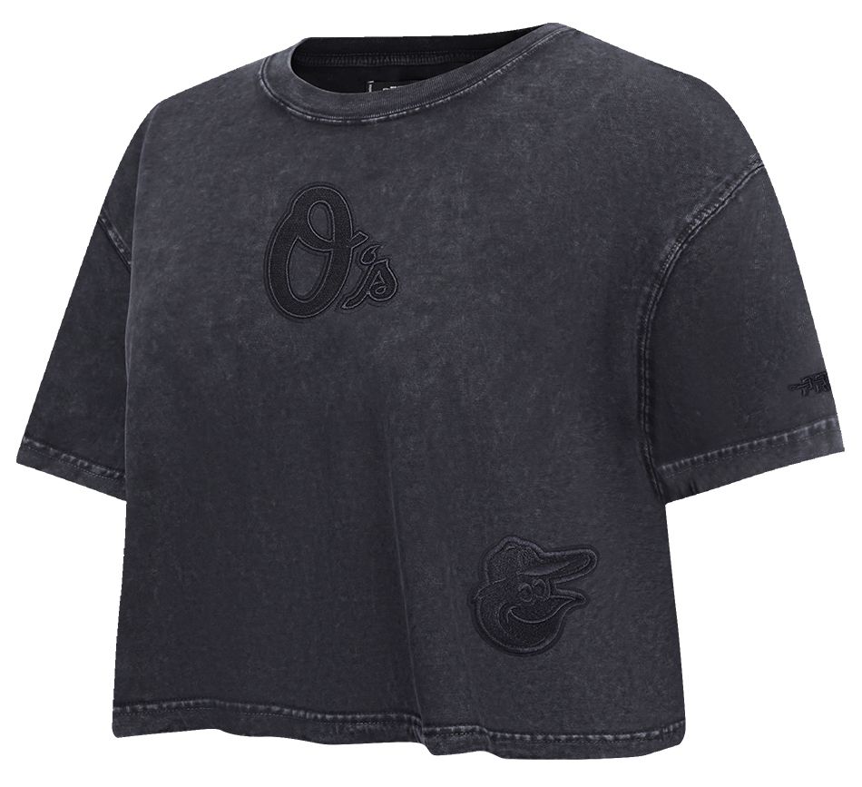 Pro Standard Women's Baltimore Orioles Black Washed Classic T-Shirt product image