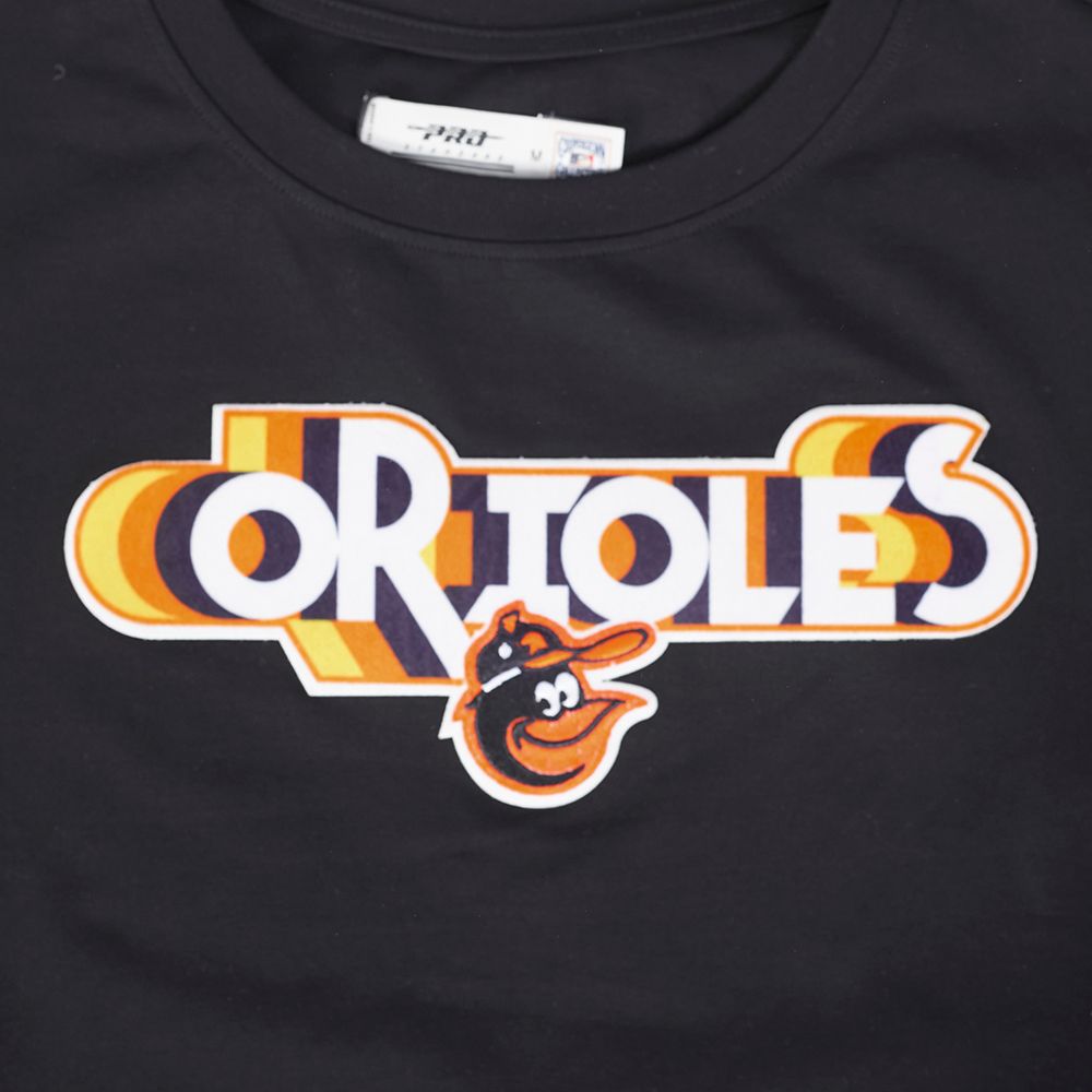 Pro Standard Women's Baltimore Orioles Black Retro Boxy T-Shirt product image