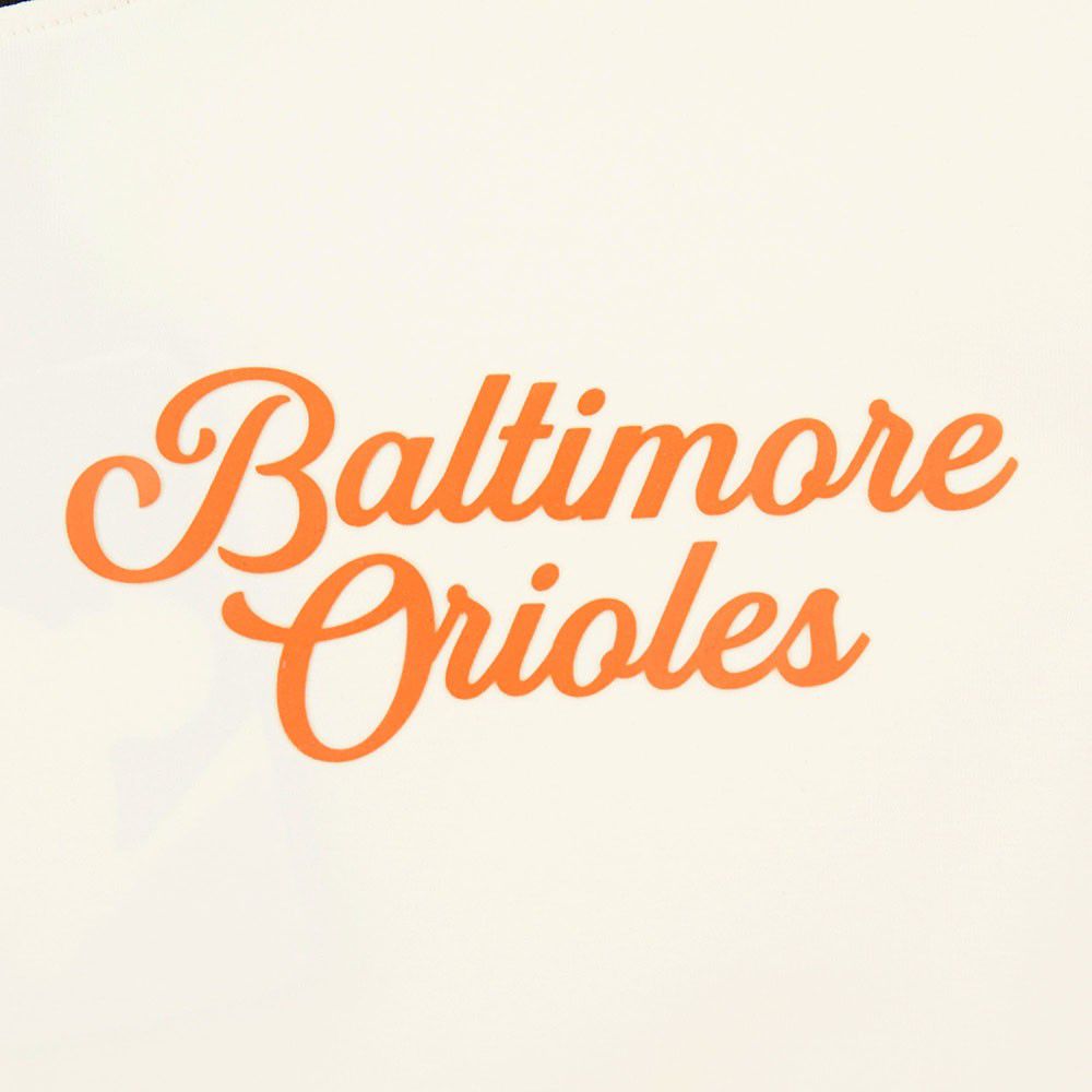 Pro Standard Women's Baltimore Orioles Cream Ringer Souvenir T-Shirt product image