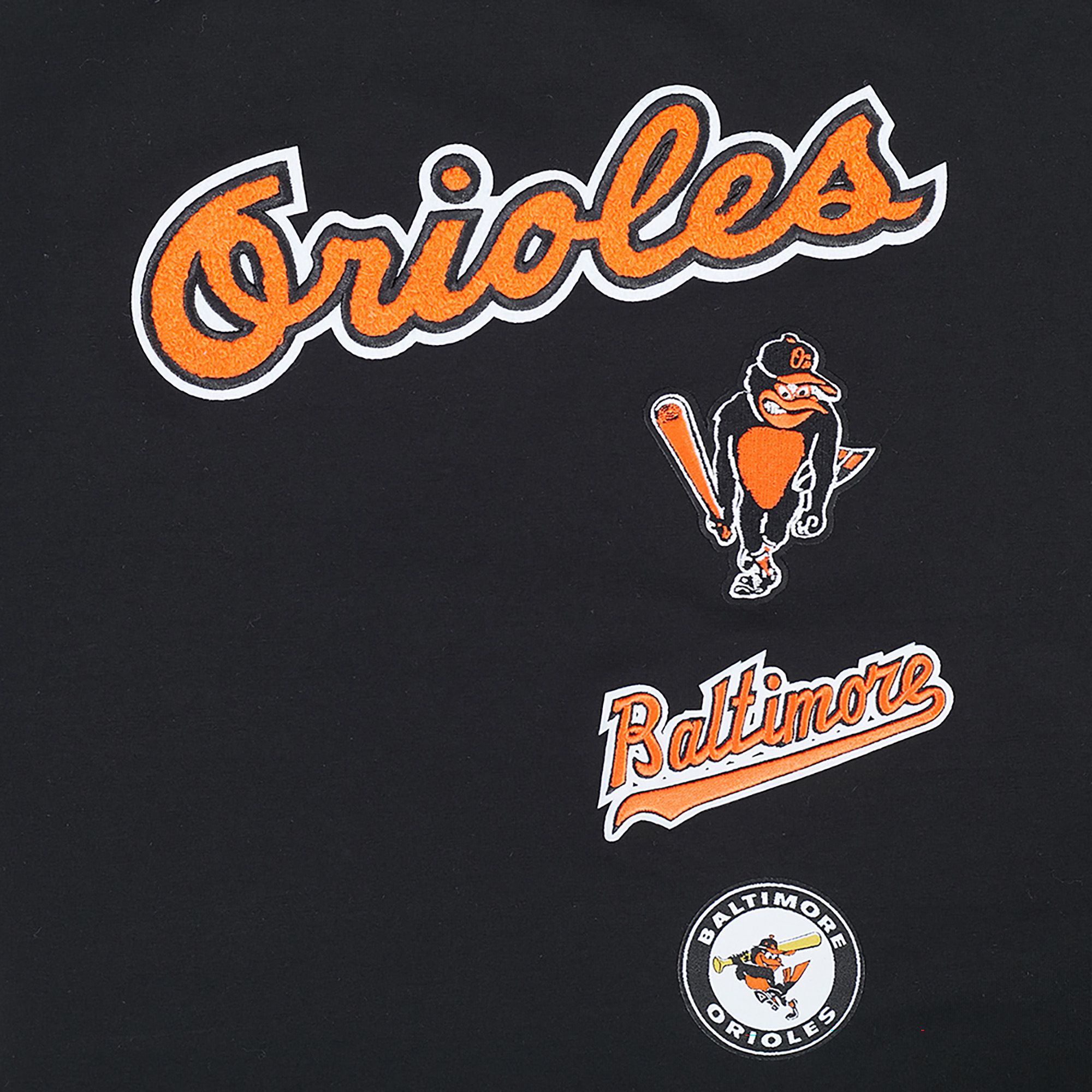 Pro Standard Women's Baltimore Orioles Black Retro Classic T-Shirt product image