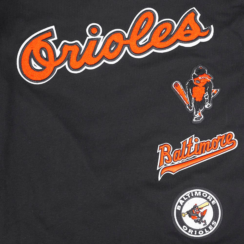 Pro Standard Youth Baltimore Orioles Black Classic Retro T-Shirt product image