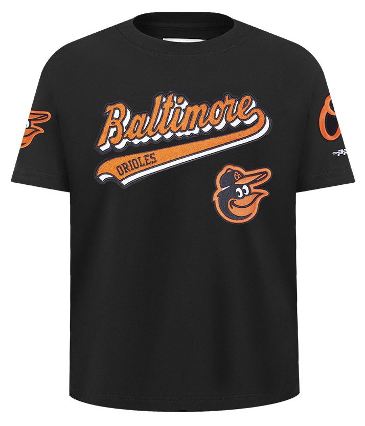 Pro Standard Youth Baltimore Orioles Black Script Tail T-Shirt product image