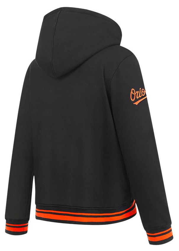 Pro Standard Youth Baltimore Orioles Black Script Tail Ribbed Fleece Hoodie product image
